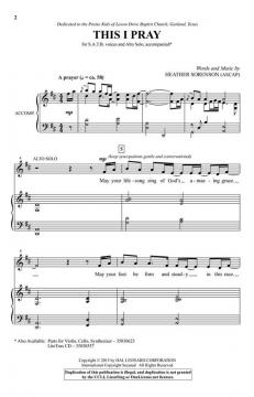 This I Pray von Heather Sorenson 