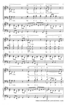 Three Contemporary Latin Settings von Jerry Estes 