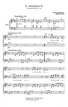 Three Contemporary Latin Settings von Jerry Estes 