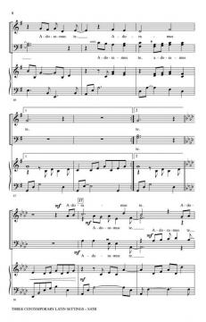 Three Contemporary Latin Settings von Jerry Estes 