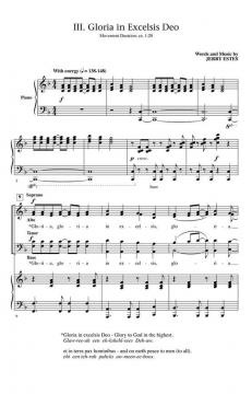 Three Contemporary Latin Settings von Jerry Estes 