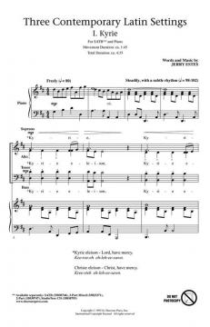 Three Contemporary Latin Settings von Jerry Estes 