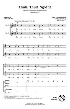 Thula, Thula Ngoana von Greg Gilpin 