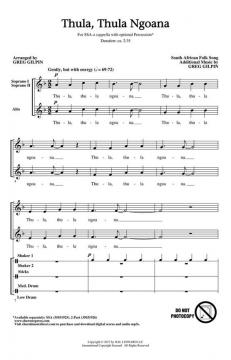 Thula, Thula Ngoana von Greg Gilpin 