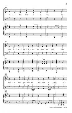 Thy Name We Praise Immortal, Invisible 