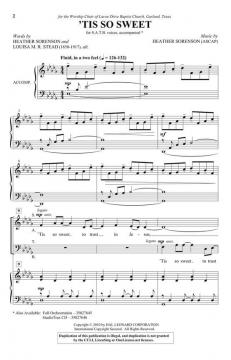 'Tis So Sweet von Heather Sorenson 