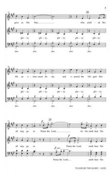 To God Be the Glory von Robert Lowry 