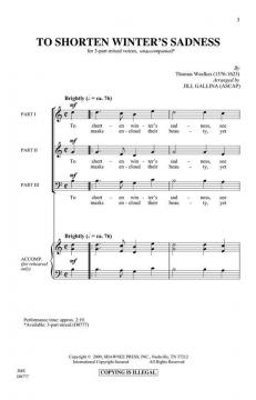 To Shorten Winter's Sadness 