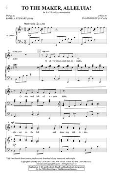 To the Maker, Alleluia! von David Foley (Download) 