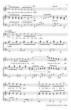 To the Maker, Alleluia! von David Foley 