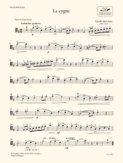 De zwaan von Camille Saint-Saëns 