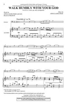 Walk Humbly With Your God von Anna Laura Page 