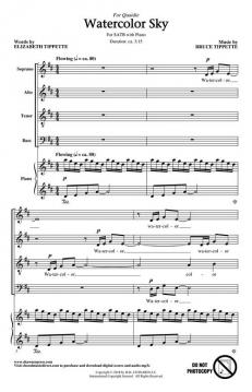 Watercolor Sky von Bruce W. Tippette 