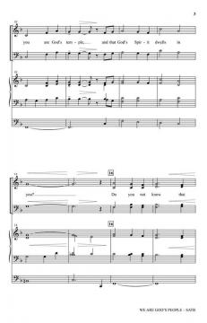 We Are God's People von Johannes Brahms 