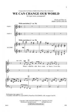 We Can Change Our World von Jerry Estes 