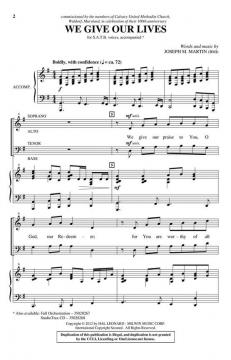 We Give Our Lives von Joseph M. Martin 