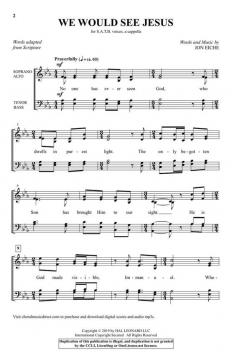 We Would See Jesus von Jon Eiche 