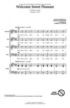 Welcome Sweet Pleasure von Thomas Weelkes 