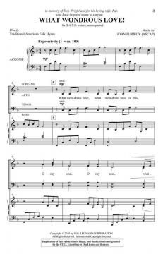 What Wondrous Love! von John Purifoy 