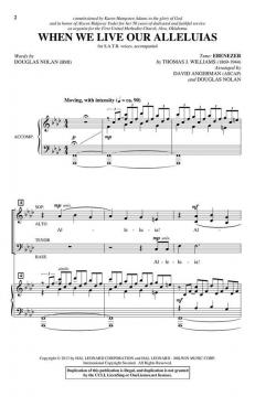 When We Live Our Alleluias von David Angerman 