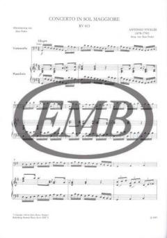 Concerto in sol maggiore von Antonio Vivaldi 