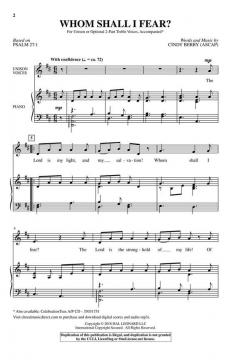 Whom Shall I Fear? von Cindy Berry 