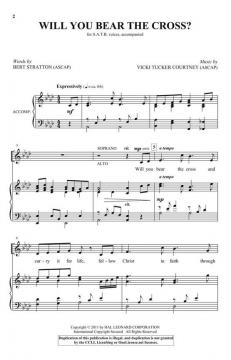 Will You Bear the Cross? von Vicki Tucker Courtney 