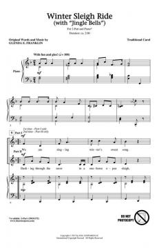 Winter Sleigh Ride von Glenda E. Franklin 
