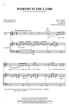 Worthy Is the Lamb von Johann Sebastian Bach 