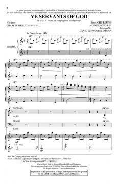 Ye Servants of God 