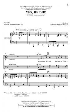 Yes, He Did! von Lloyd Larson 