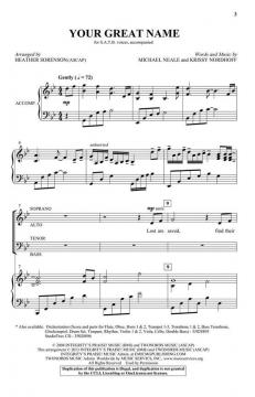 Your Great Name von Michael Neale 