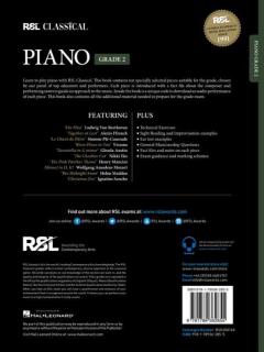 RSL Classical Piano Grade 2 (2021) 