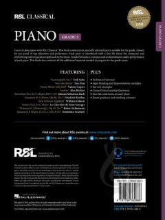 RSL Classical Piano Grade 5 (2021) 