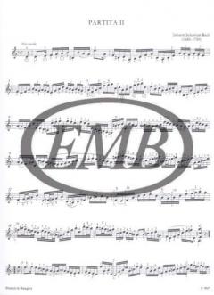 Sonaten und Partiten BWV 1001-1006 Vol. 2 von J.S. Bach 