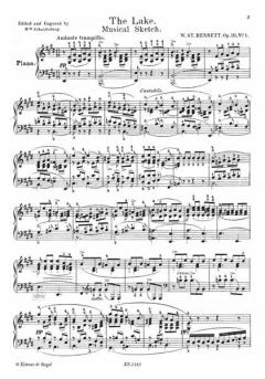 3 Musical Sketches op. 10 von William Sterndale Bennett 