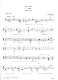 Suite von Miklós Kocsár 