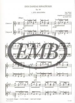 2 Spanish Dances von Isaac Albeniz 