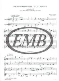 Les folies francoises von François Couperin 