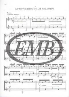 6 Stücke für 2 Gitarren von François Couperin 