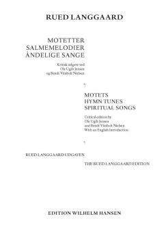 Motetter, Salmemelodier, Andelige Sange von Rued Langgaard 