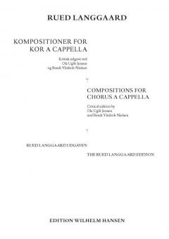 Kompositioner for Kor a Capella von Rued Langgaard 