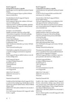 Kompositioner for Kor a Capella von Rued Langgaard 