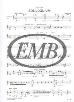 Soliloquium von Istvan Lang 