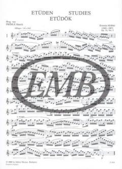 Studies for Flute 2 von Emil Köhler 