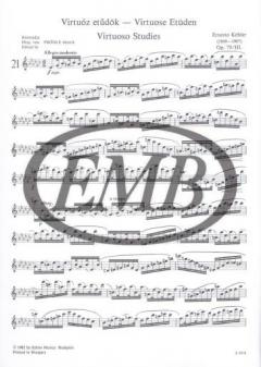 Virtuoso Studies for Flute 3 von Ernesto Köhler 