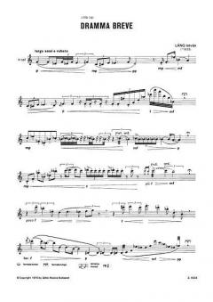 Dramma breve von Istvan Lang 