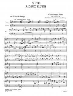 Suite a deux flutes von Jacques-Martin Hotteterre 
