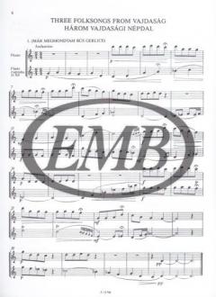 10 Hungarian Folksongs von Laszlo Kiraly 