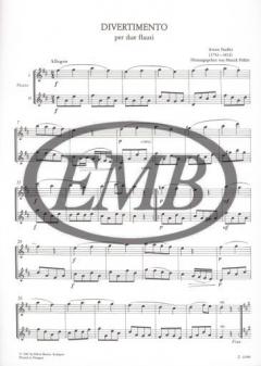 Divertimento per due flauti von Anton Stadler 